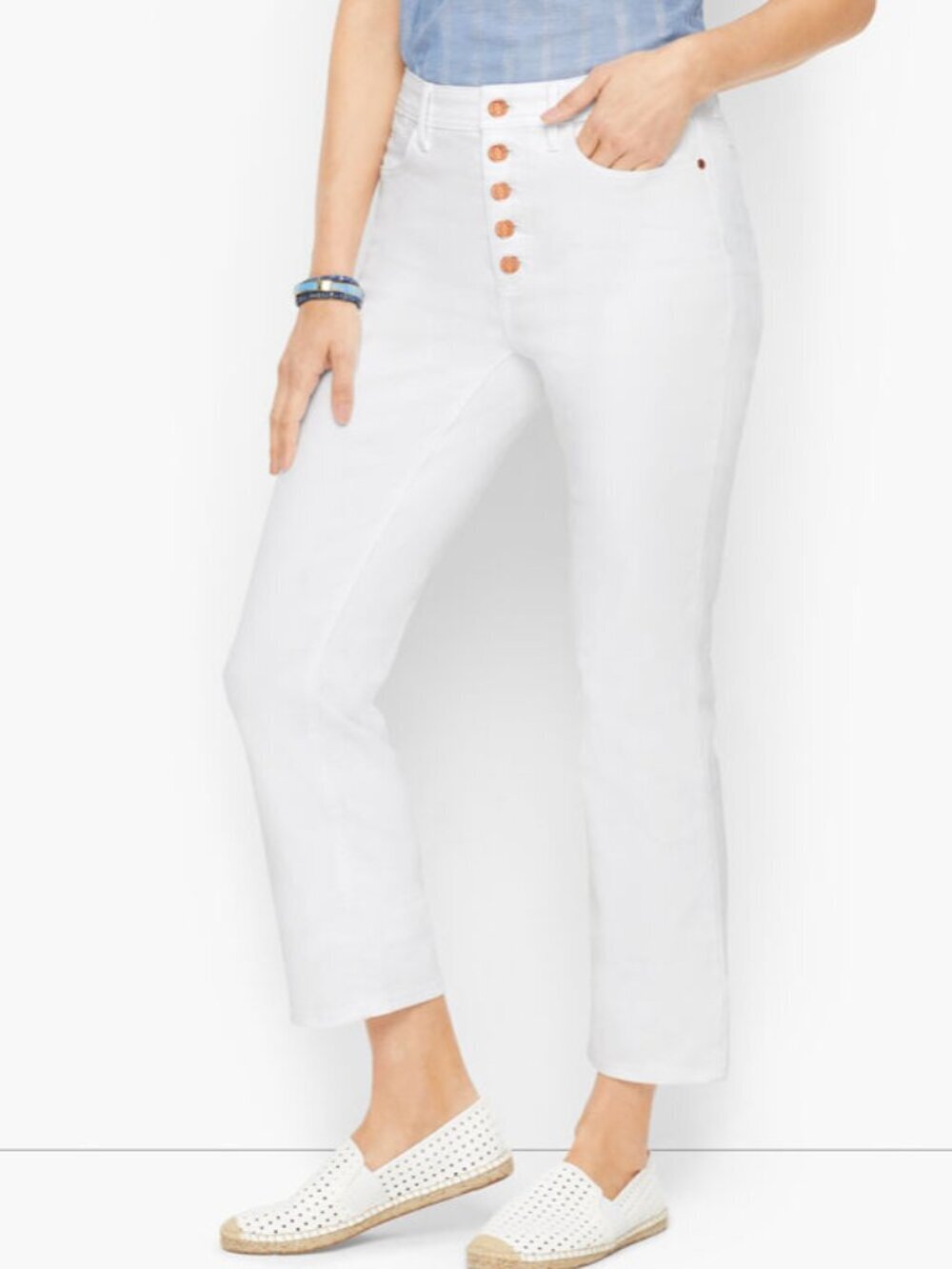 Talbots Demi-Boot Ankle Jeans 14P